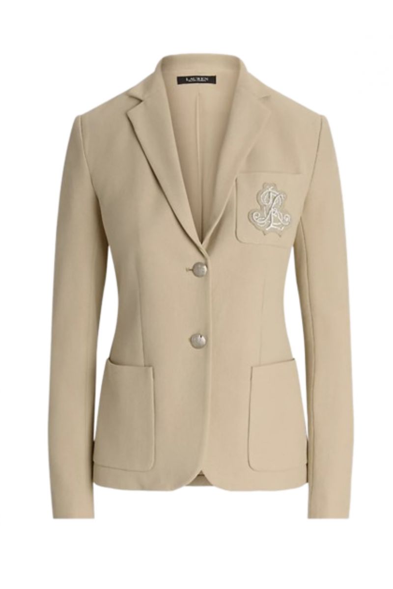 LAUREN RALPH LAUREN STR SPORTWEAR PIQU-LND-JKT LIGHT BEIGE