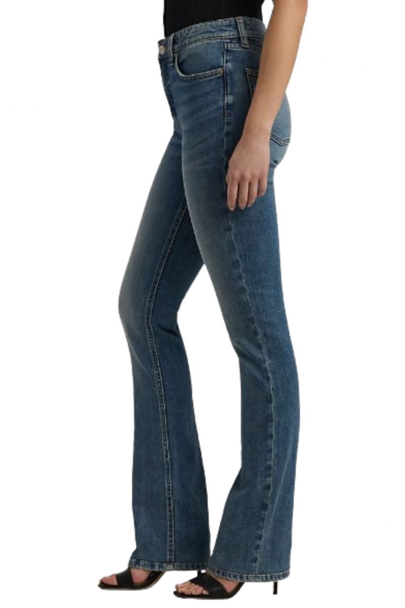 LAUREN RALPH LAUREN LOW STR DENIM-JEAN 200940299 MEDIUM BLUE