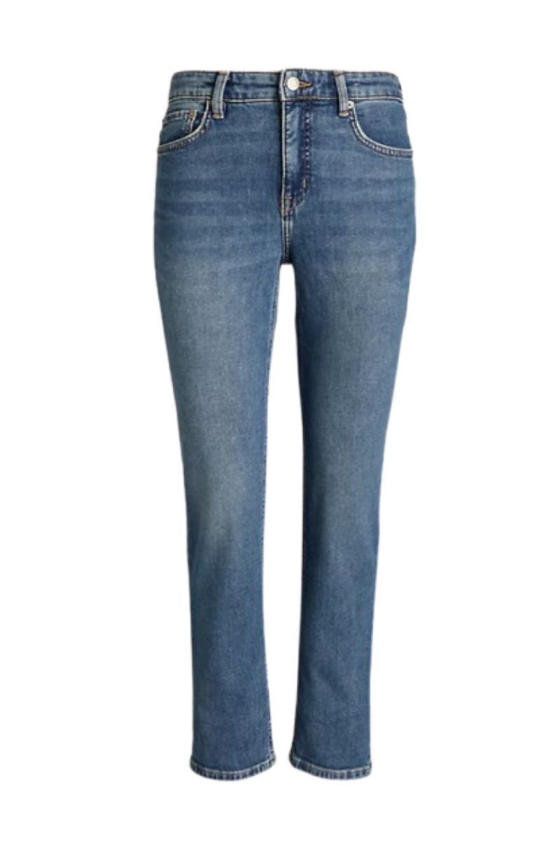 LAUREN RALPH LAUREN LOW STR DENIM MED BLUE