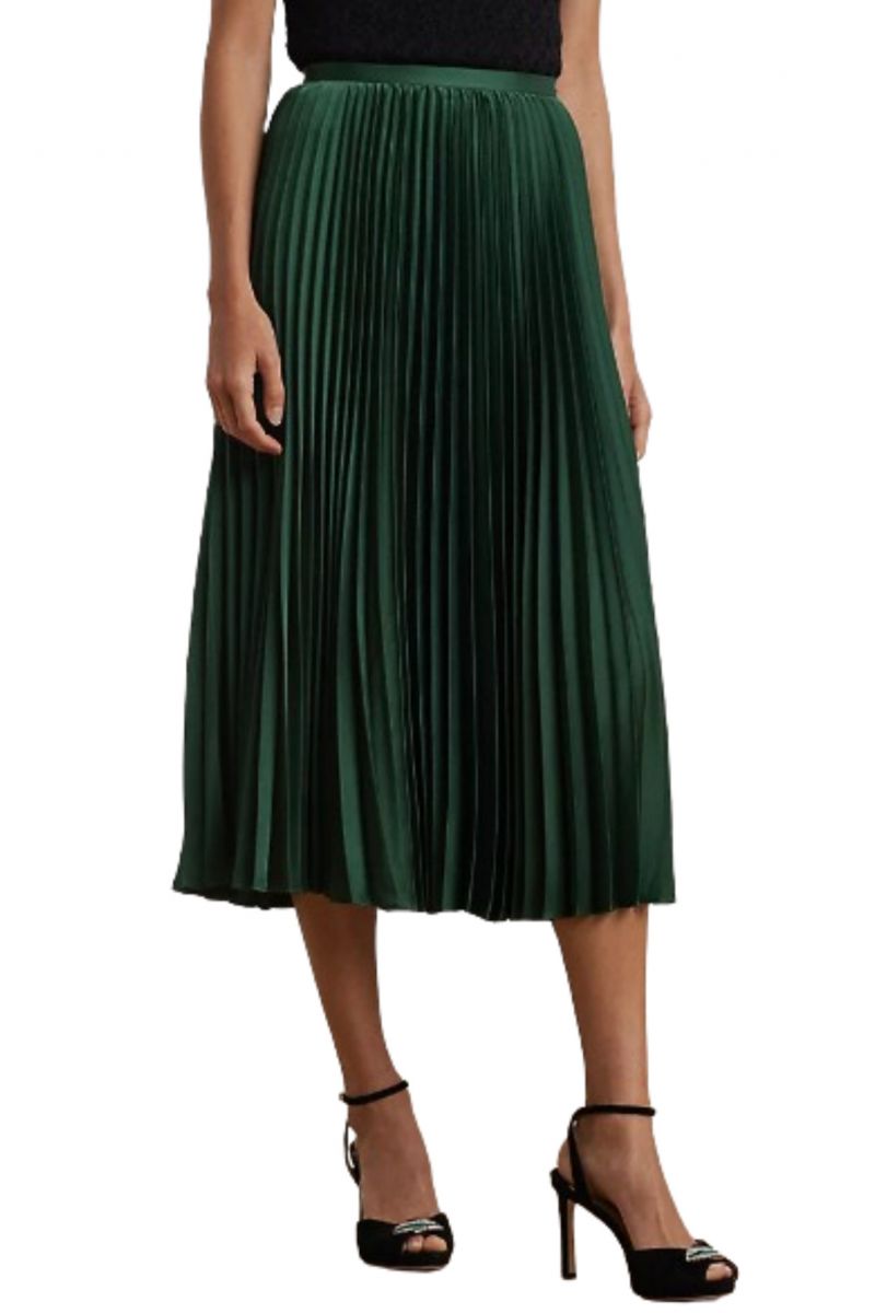 LAUREN RALPH LAUREN SHIRT WT CHARM-SKIRT GREEN