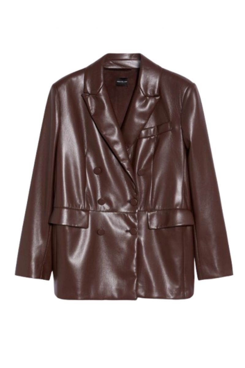 PENNYBLACK EMILIA JERSEY JACKET DARK BROWN