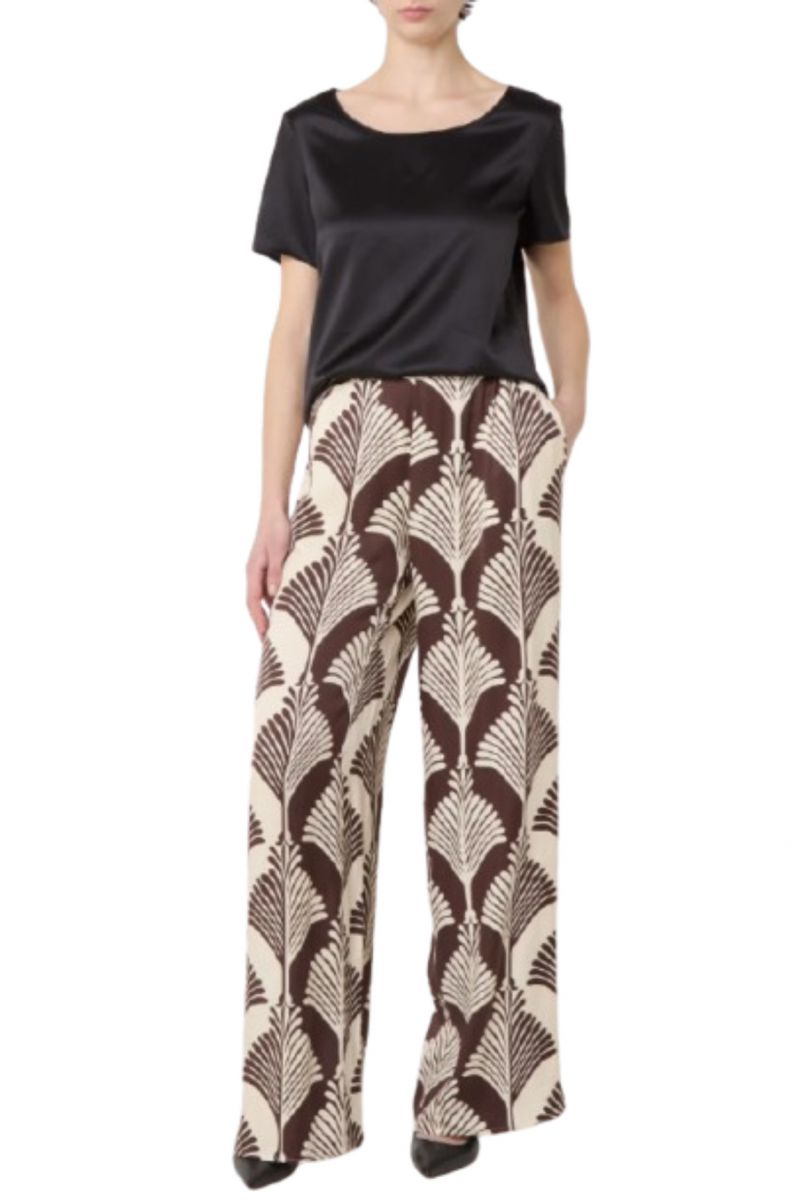 PENNYBLACK - ALDO TROUSERS BEIGE/BROWN - 357596