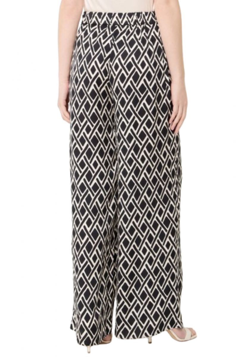 PENNYBLACK - ALDO TROUSERS BLACK-ECRU - 357606