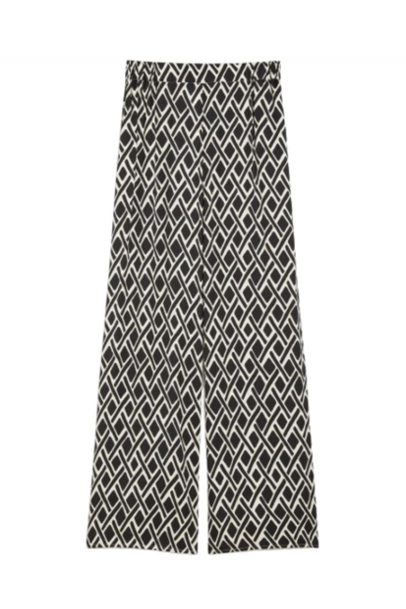 PENNYBLACK - ALDO TROUSERS BLACK-ECRU - 357606