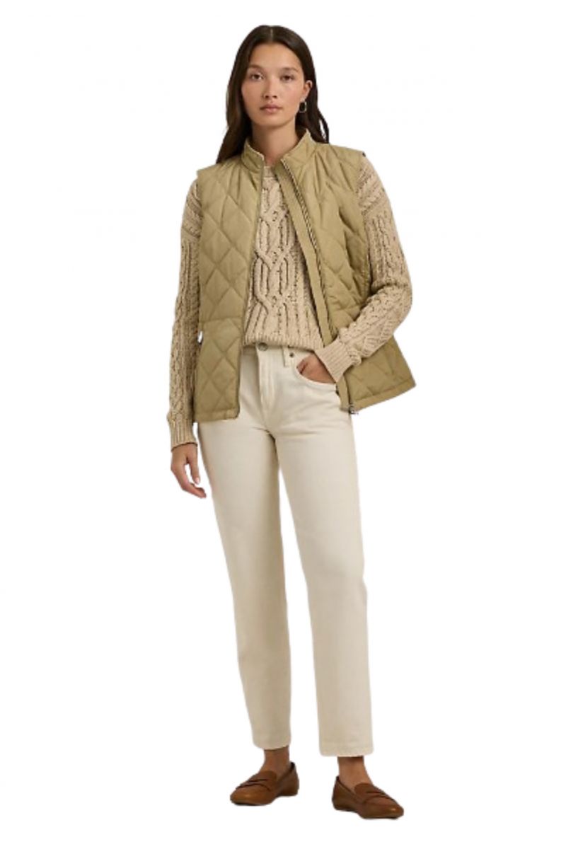 LAUREN RALPH LAUREN RCCLD STN FNSH-RCLD MNGRM24 BEIGE