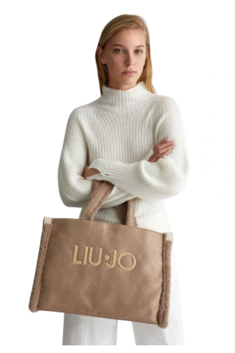 LIU JO SOFT AC_2F4F53_MIN OF 2_TOTE L CAMMELLO