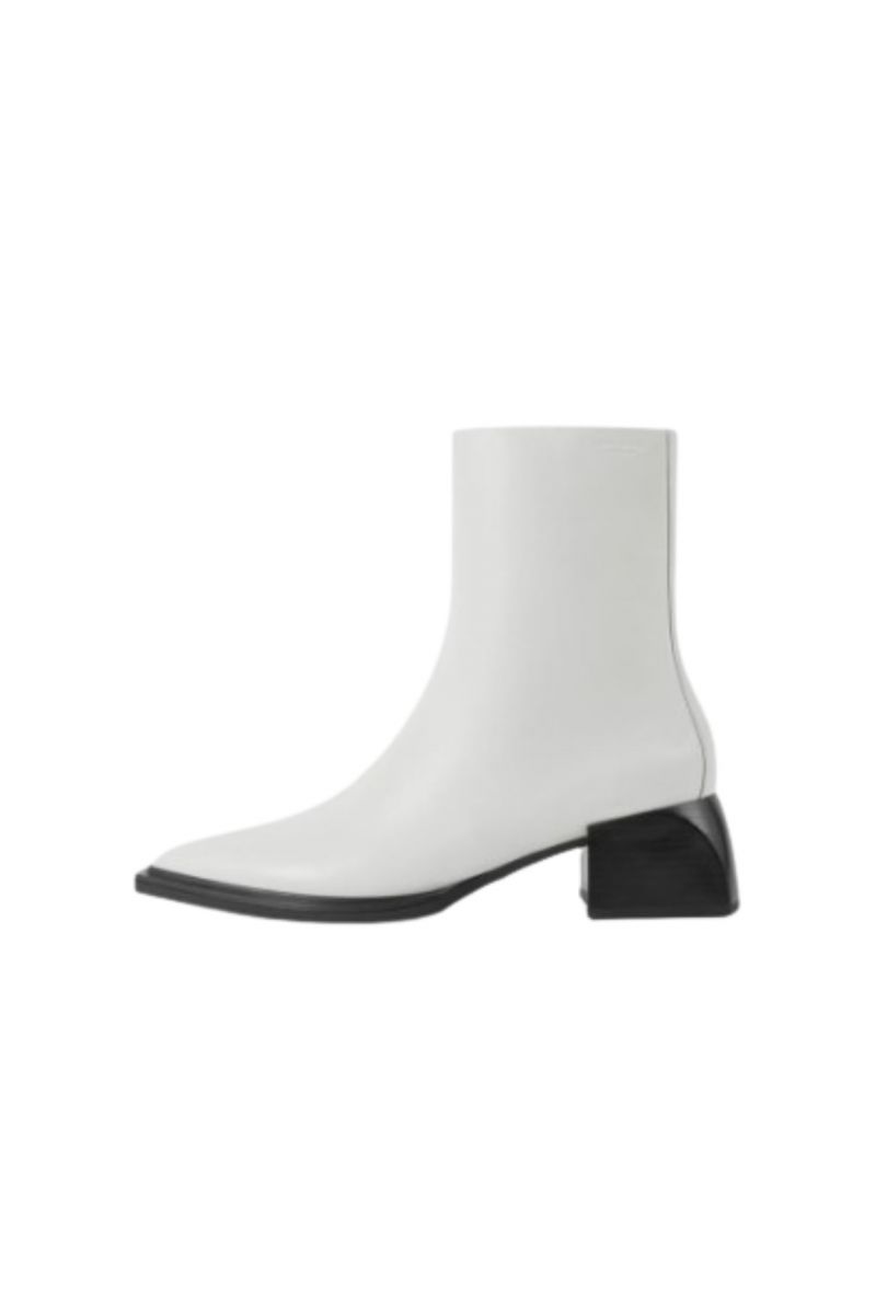 VAGABOND VIVIAN BOOTS 100% LEATHER WHITE