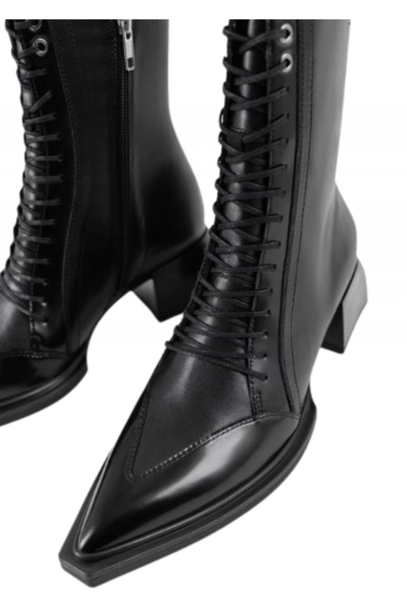 VAGABOND VIVIAN BOOTS 100% LEATHER BLACK