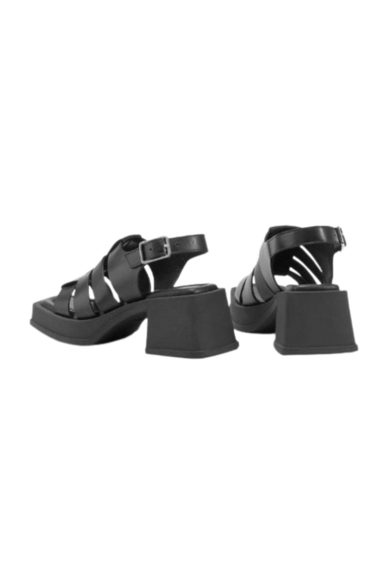 VAGABOND HENNIE HIGH HEEL SANDAL 100% LEATHER BLACK - 358029