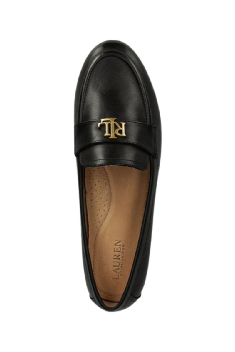 LAUREN RALPH LAUREN AVERI III-FLATS-LOAFER BLACK