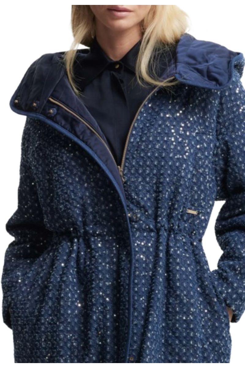 KOCCA IELENA BLUE JACKET 100% POLIESTER BLUE ITALY