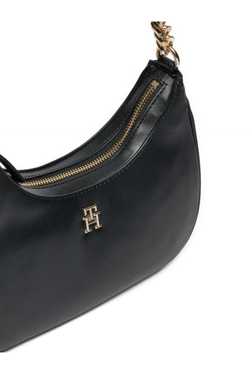 TOMMY HILFIGER TH BLACK CROSSOVER REFINED CHAIN