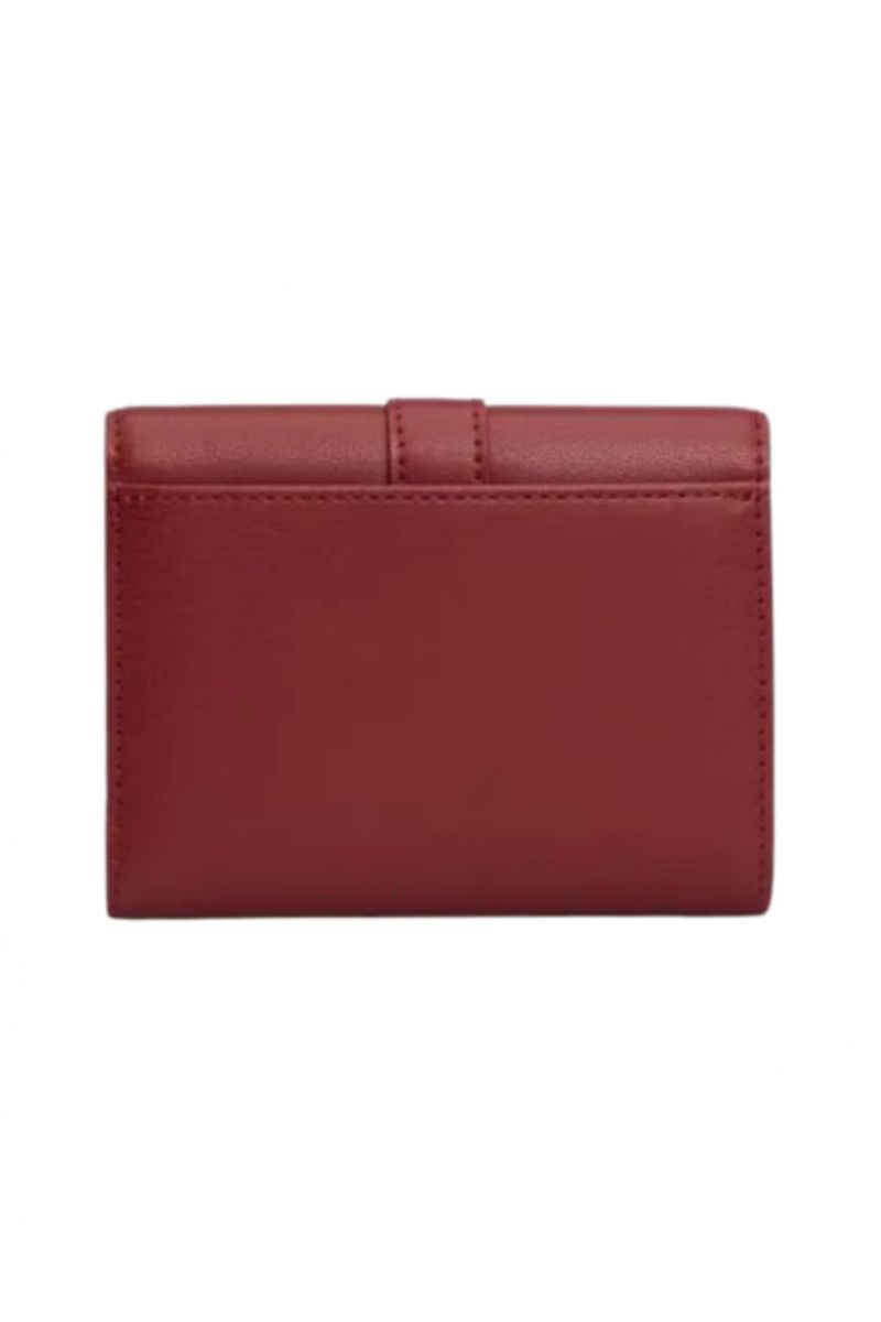 TOMMY HILFIGER HERITAGE MED FLAP DARK RED