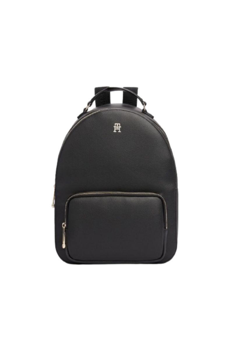 TOMMY HILFIGER SOFT LOGOTAPE BACKPACK BLACK