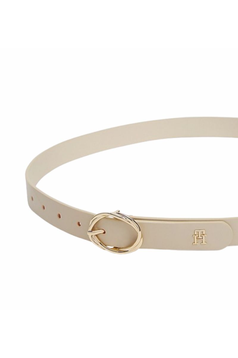 TOMMY HILFIGER - TH CHIC 2.5 BELT BEIGE - 357658