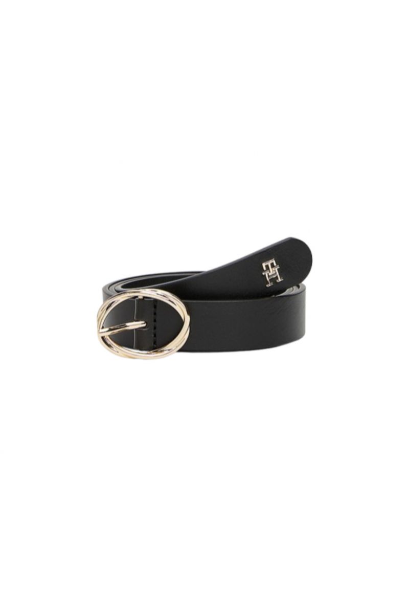 TOMMY HILFIGER - TH CHIC 2.5 BELT BLACK - 357659