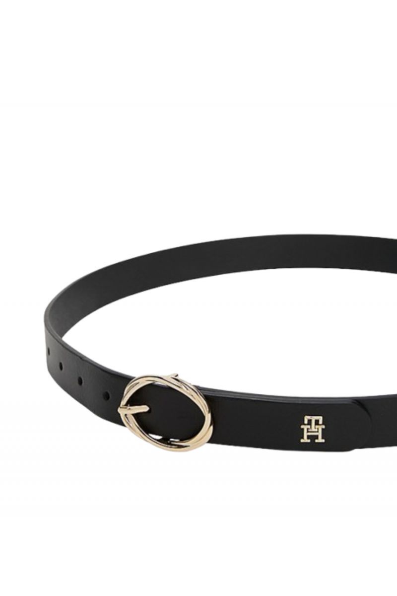 TOMMY HILFIGER - TH CHIC 2.5 BELT BLACK - 357659