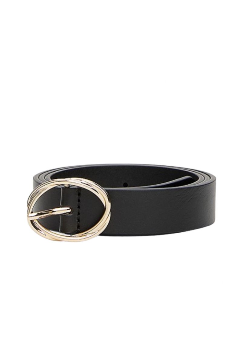 TOMMY HILFIGER - TH CHIC 2.5 BELT BLACK - 357659