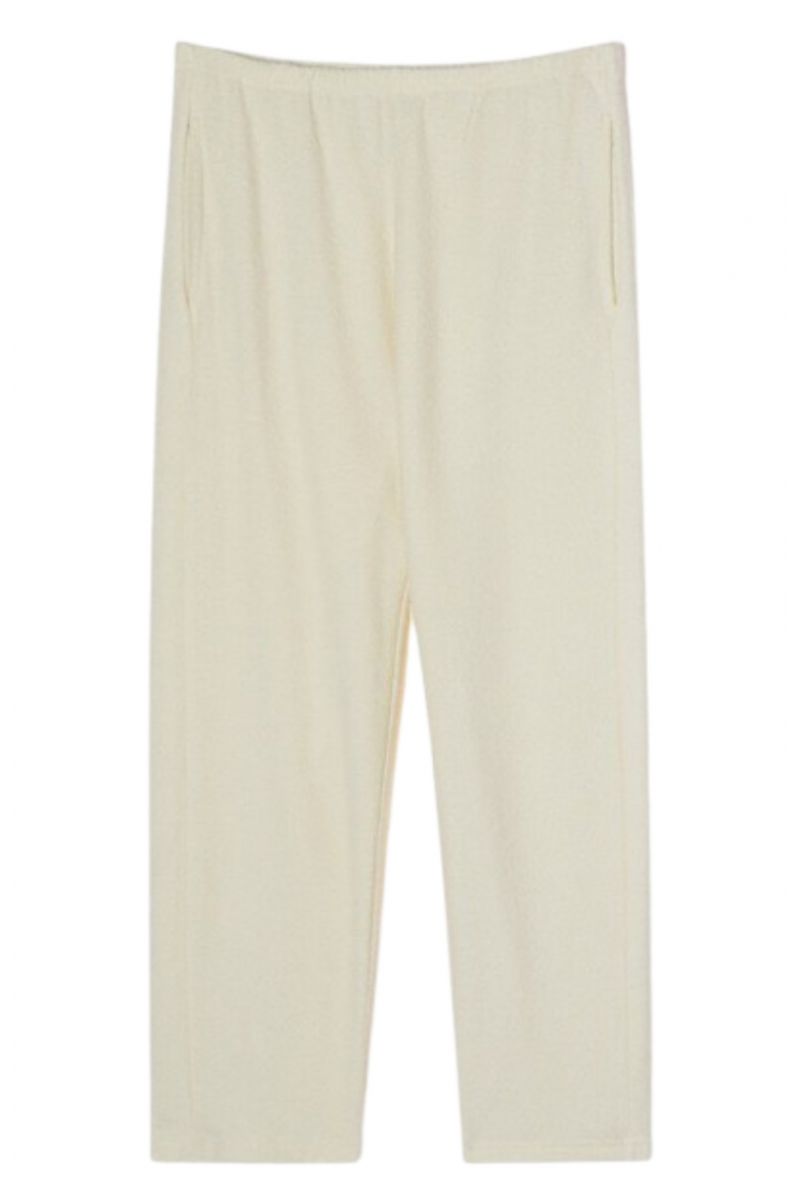 AMERICAN VINTAGE FORM PANTS PALE ECRU 100%COTTON