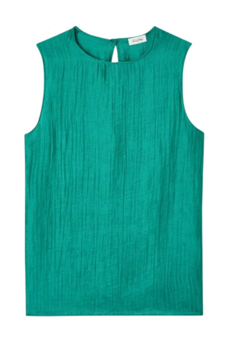 AMERICAN VINTAGE TOP 84% LIONSEL-16% POLYAM GREEN