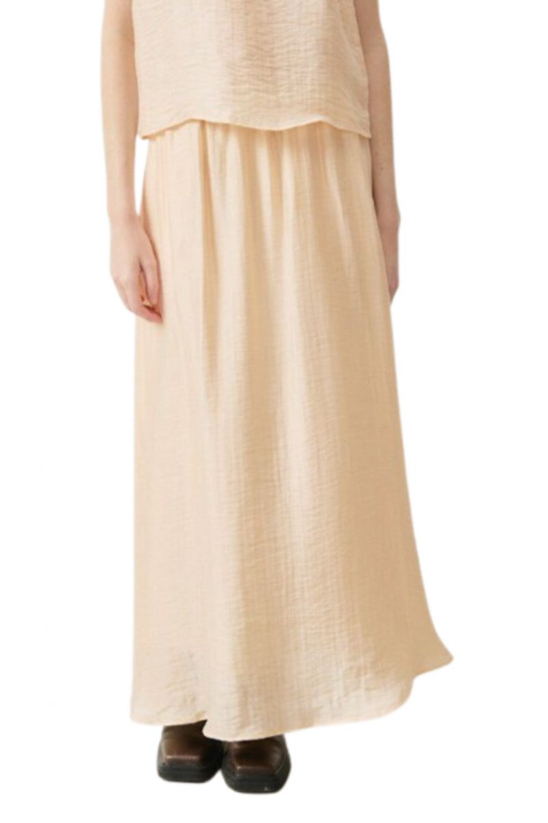 AMERICAN VINTAGE SKIRT 84% LIONSEL-16% POLYAM BEIGE