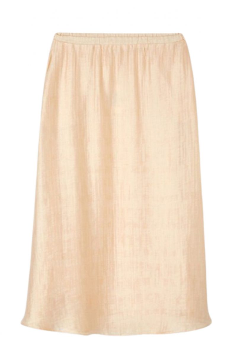 AMERICAN VINTAGE SKIRT 84% LIONSEL-16% POLYAM BEIGE