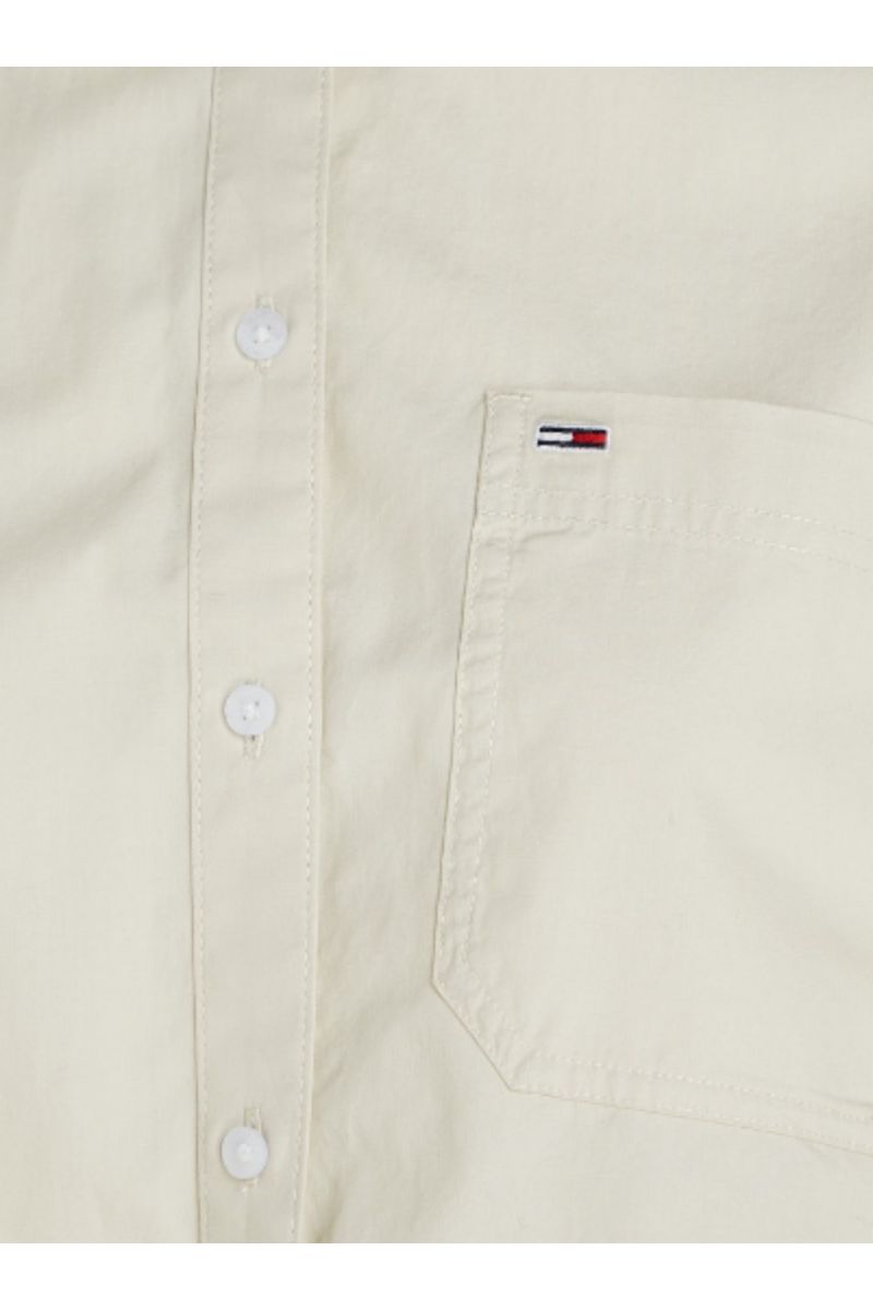 TOMMY HILFIGER TJW FRONT TIE SHIRT BEIGE