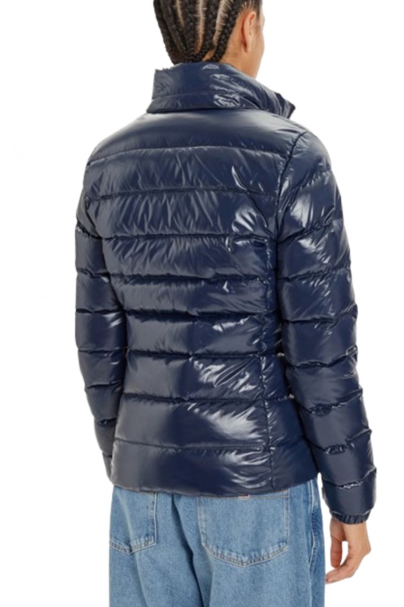 TOMMY HILFIGER - TJW TONAL HOODED DOWN JACKET DARK BLUE