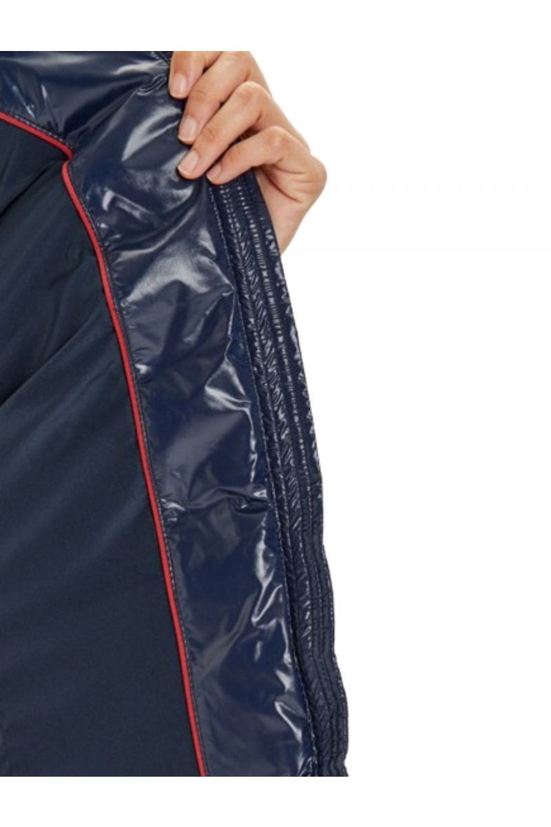 TOMMY HILFIGER - TJW TONAL HOODED DOWN JACKET DARK BLUE