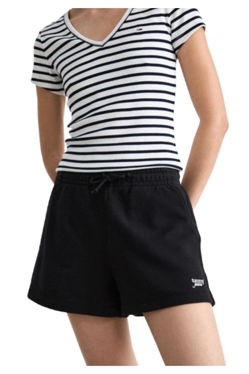 TOMMY HILFIGER - TJW SCRIPT SHORT EXT BLACK - 357663