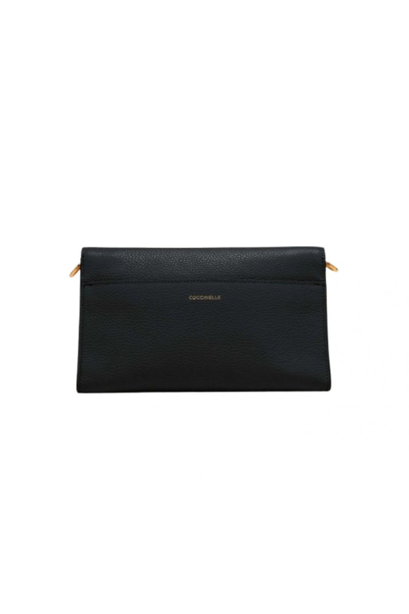 COCCINELLE BINXIE HANDBAG GRAIN.LEA. NOIR