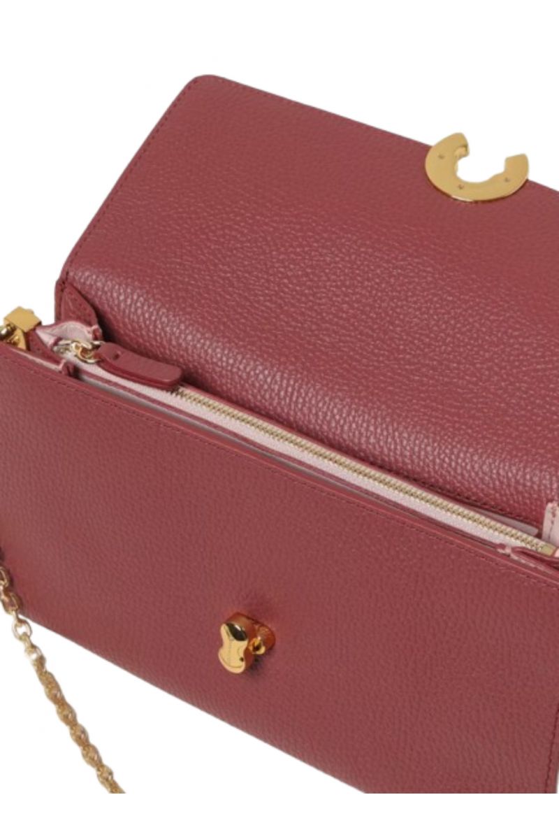 COCCINELLE BINXIE HANDBAG GRAIN.LEA. BRANDY