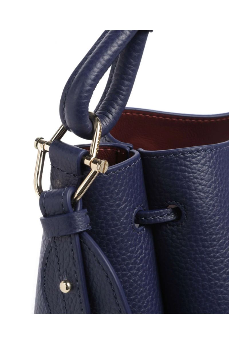 COCCINELLE ECLYPS HAN.GRAIN.LEA ROYAL BLUE