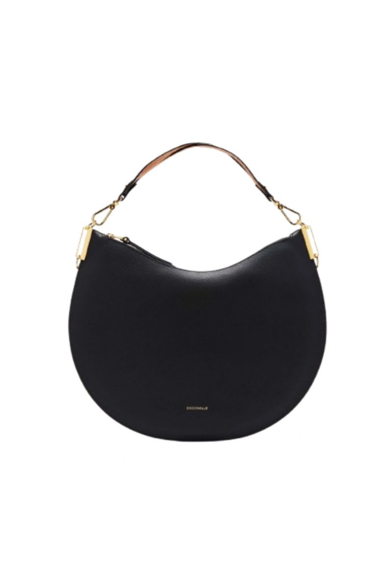 COCCINELLE SUNUP H.BAG DOU.GR.L NOIR/CUIR