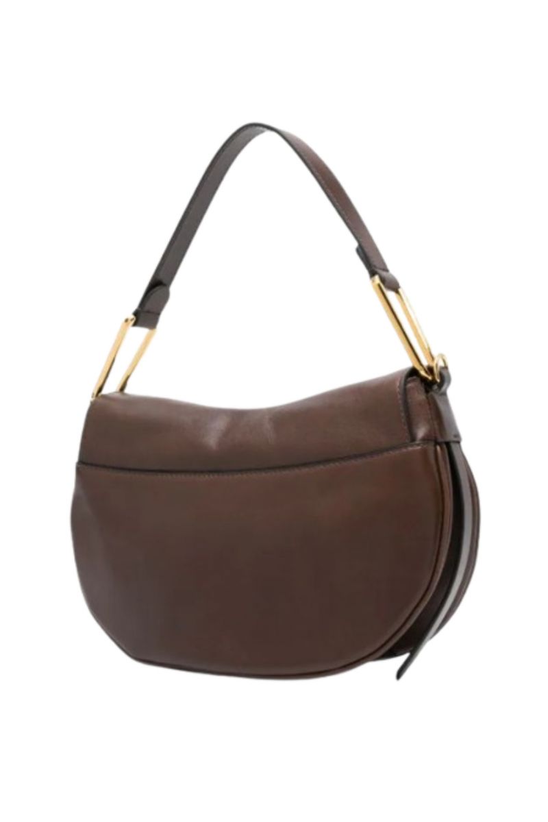 COCCINELLE MAGIE VINTAGE HAND BAG L FONDANT BROWN