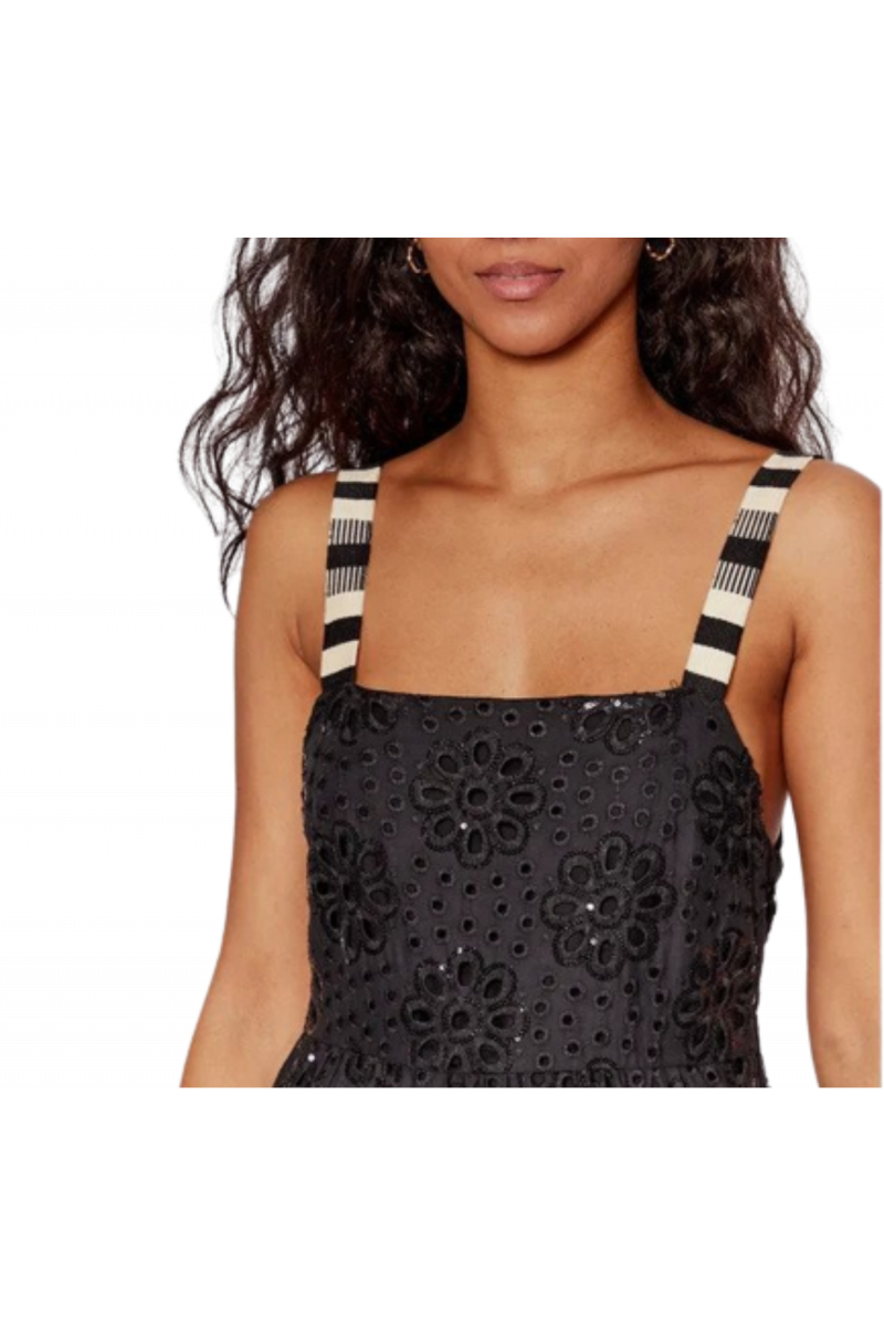 DESIGUAL VEST_LEAH DRESS BLACK