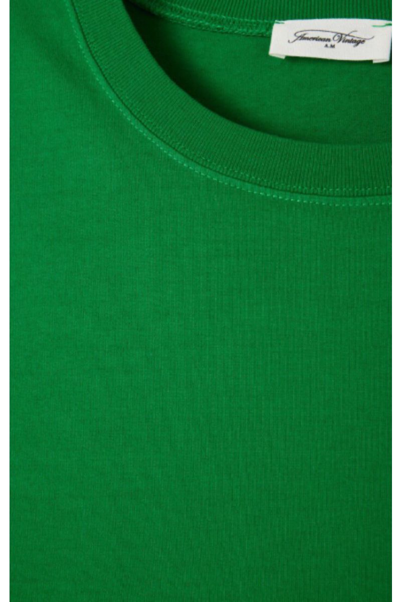 AMERICAN VINTAGE T-SHIRT FIZ02A GREEN - 357626