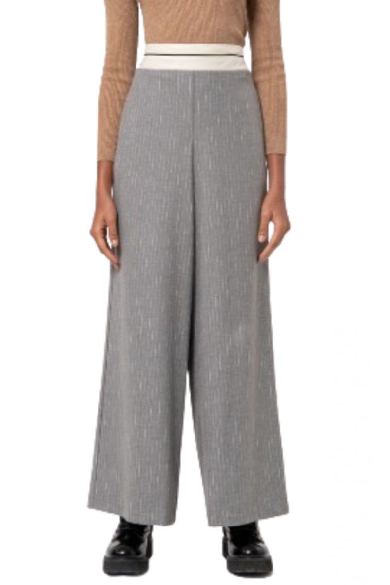 FRACOMINA PALAZZO PANT GREY