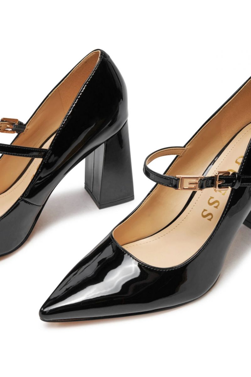 GUESS BARRIAL SINGLE HEEL BLACK