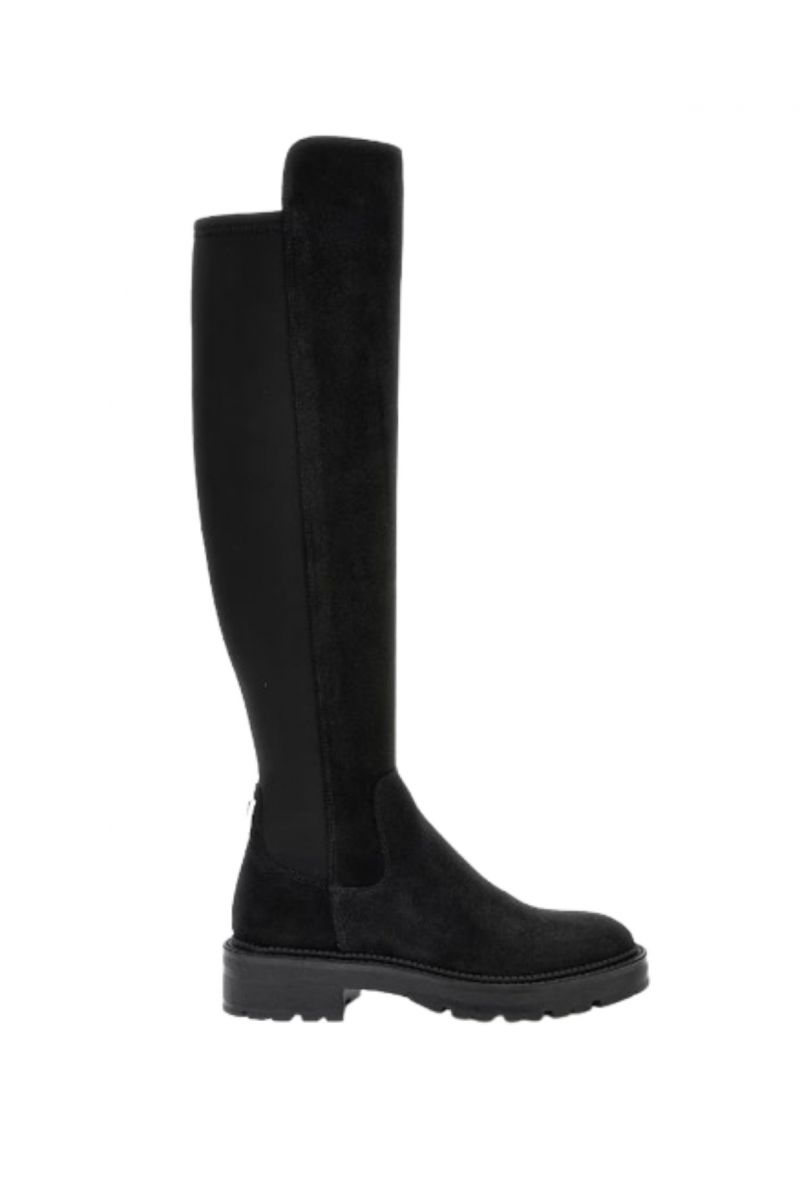 GUESS CARMEN WOMEN'S BOOTS SUEDE LEATHER BLACK