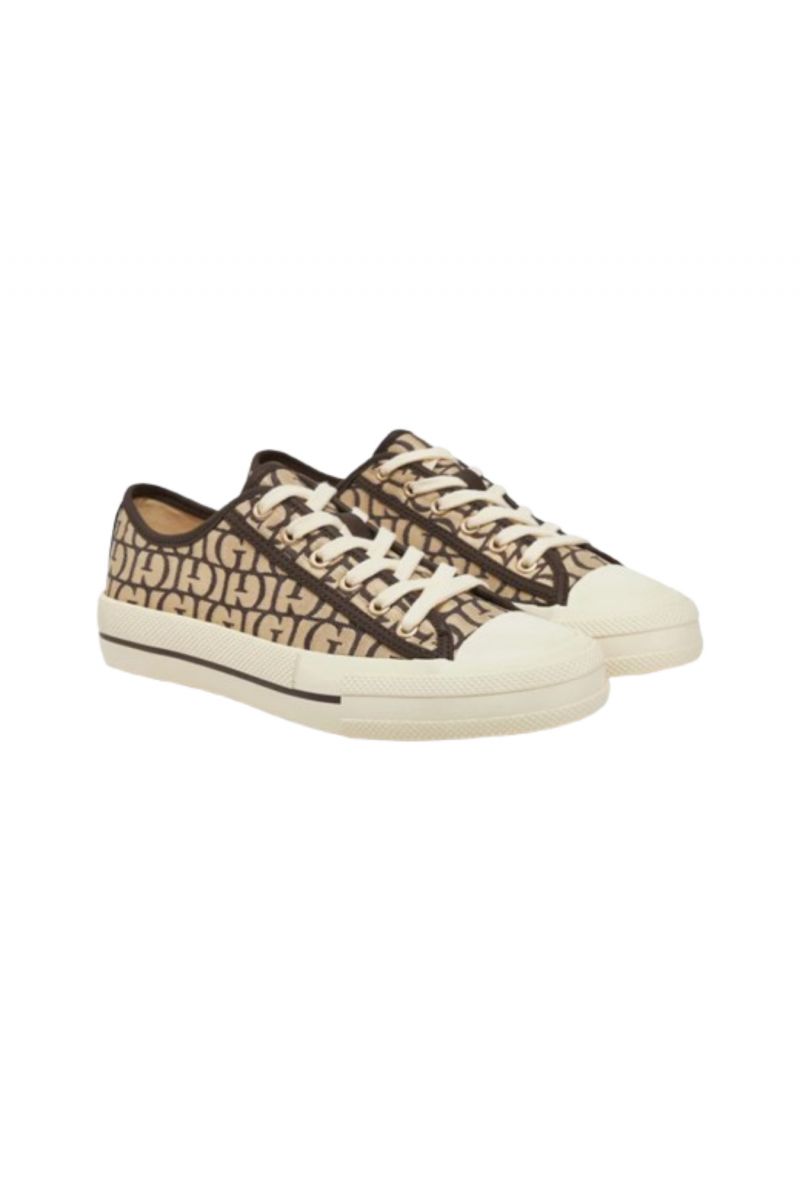 GUESS - CARFY SNEAKERS BEIGE-BROWN