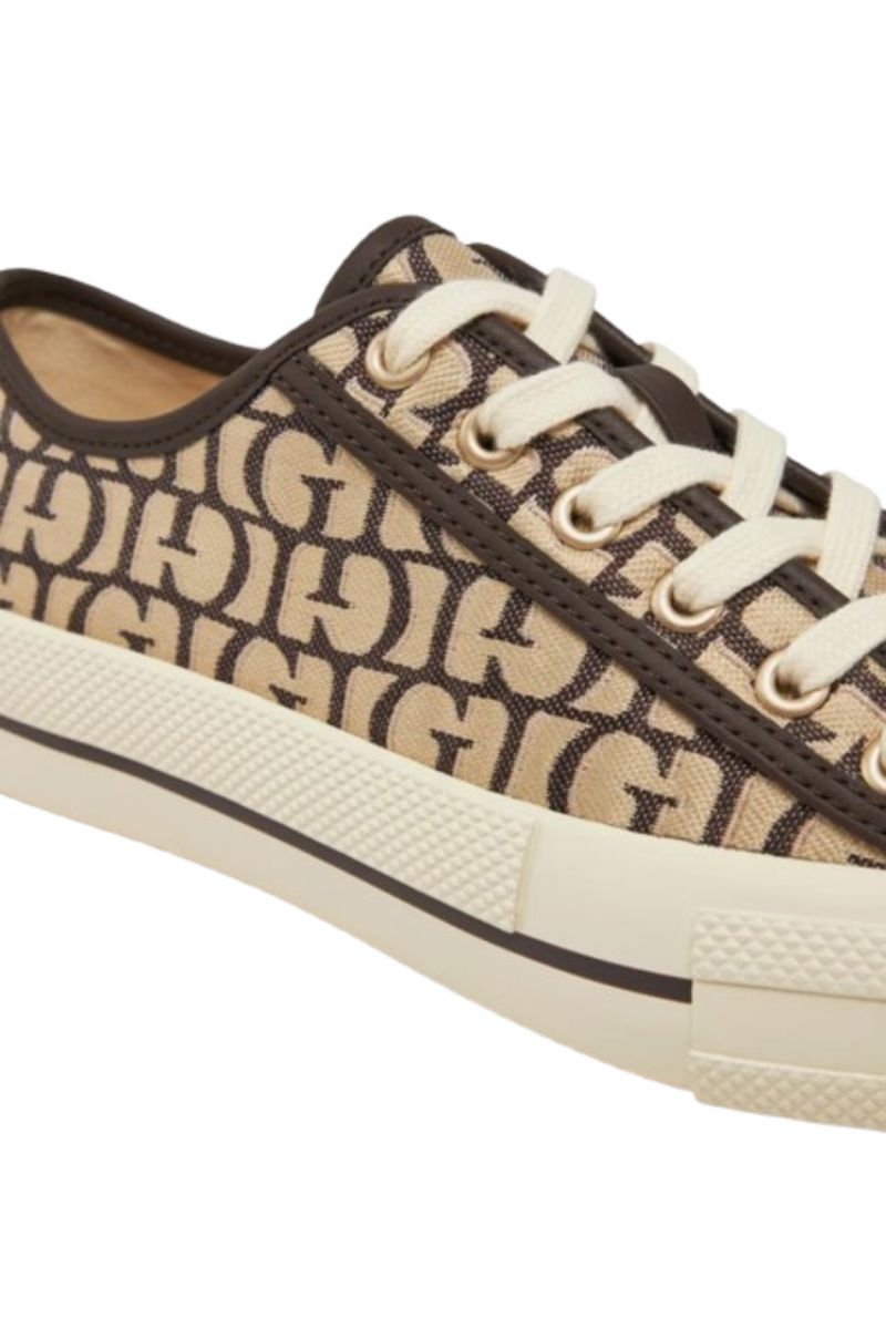 GUESS - CARFY SNEAKERS BEIGE-BROWN