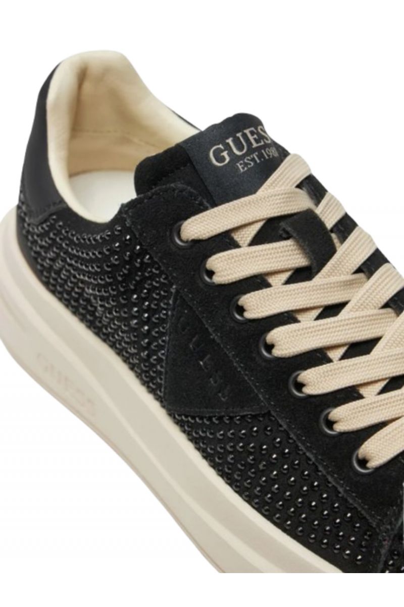 GUESS ELBINA WOMEN'S SNEAKERS BLACK - 358199