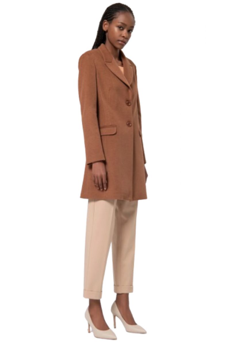 FRACOMINA SHORT COAT CAMEL