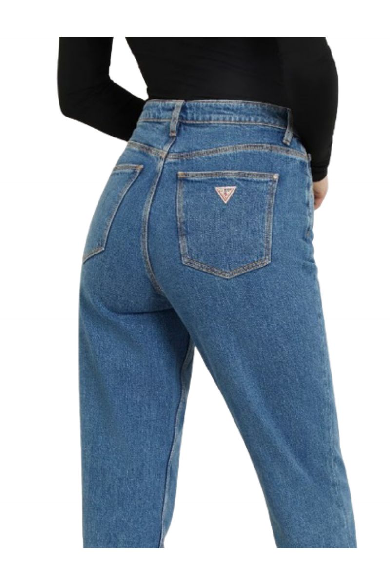 GUESS MOM JEAN PANT DENIM BLUE LEN_AUMD LEN 27