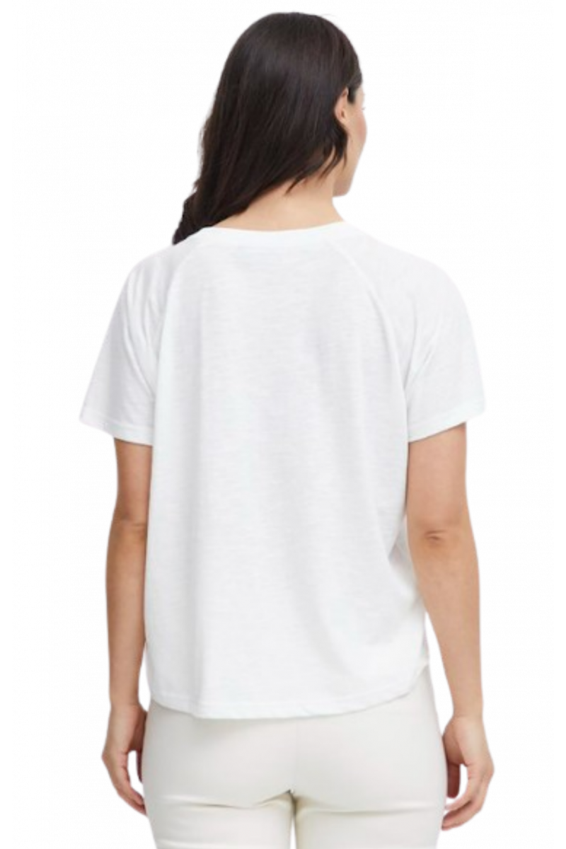 FRANSA - T-SHIRT FRELINA TEE 2 20613700 WHITE