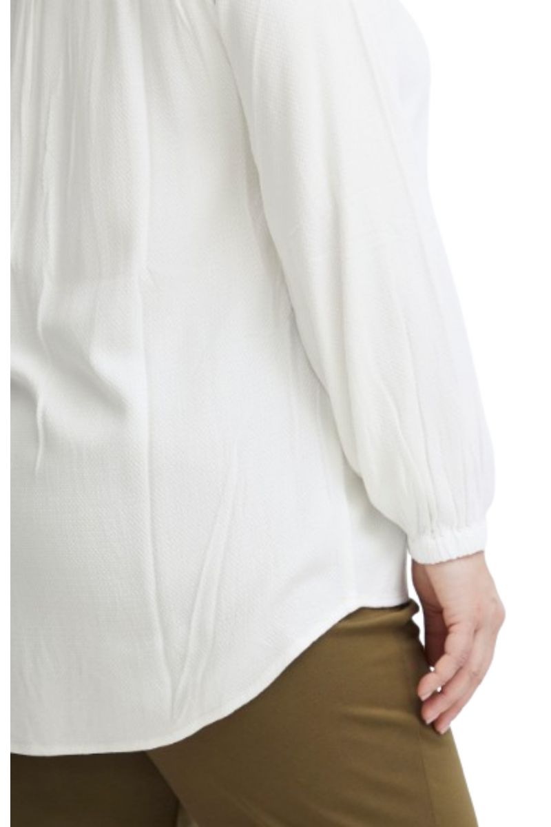 SIMPLE WISH - BLOUSE LONG SLEEVE SWHAIDA BL 1 WHITE