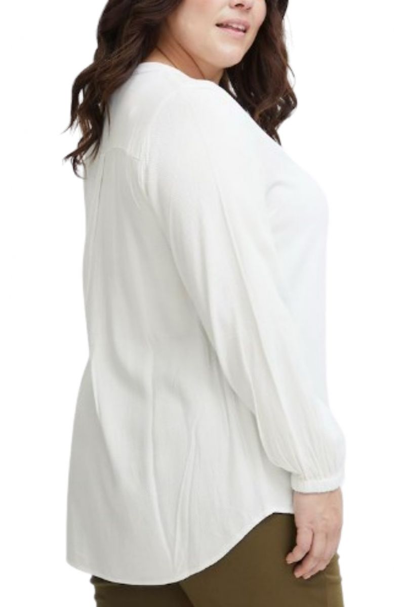 SIMPLE WISH - BLOUSE LONG SLEEVE SWHAIDA BL 1 WHITE