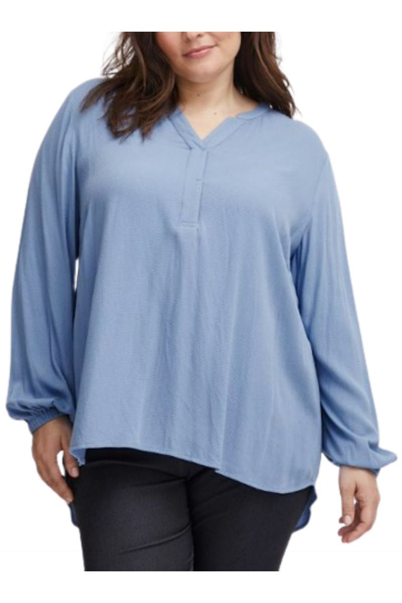 SIMPLE WISH - BLOUSE LONG SLEEVE SWHAIDA BL 1 BLUE