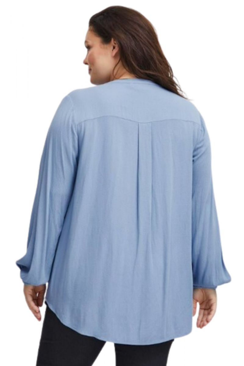 SIMPLE WISH - BLOUSE LONG SLEEVE SWHAIDA BL 1 BLUE